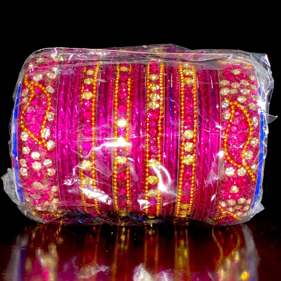 Intricate Two Hand Bangle Set - Picture 2 of 4